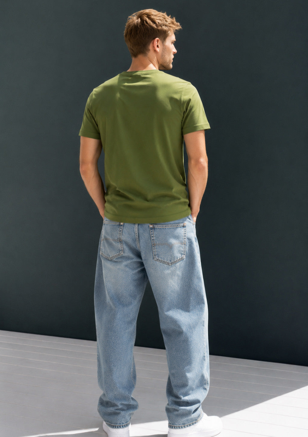Montx Men’s Olive Green Premium Round Neck T-Shirt - Montx The Clothing Brand