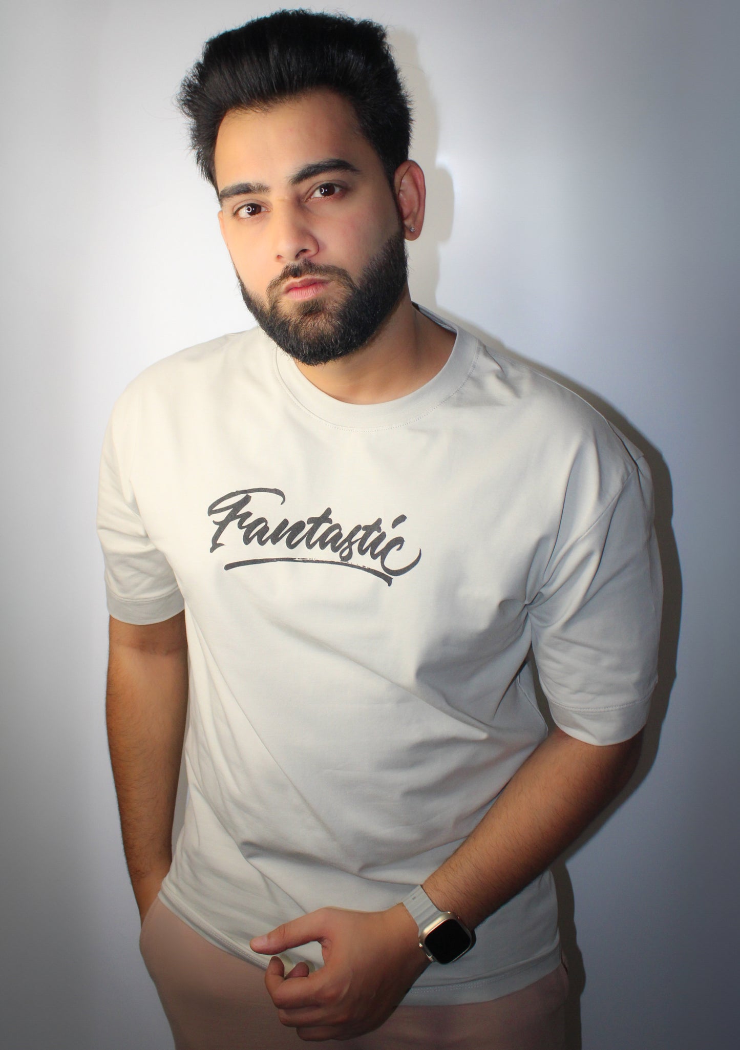 Montx Men's Fantastic Print T-shirt  Loose Fit  Street Style - Off White Color - Montx The Clothing Brand