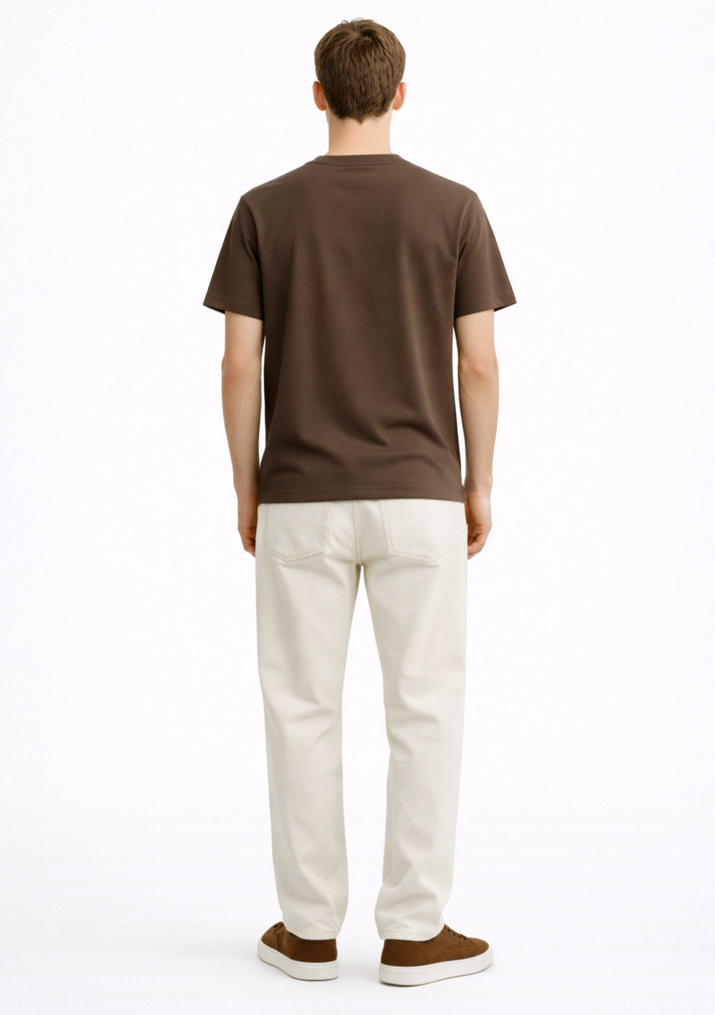 Montx Men's Half Sleeve Round Neck T-shirt Regular Fit - Coffee Color - Montx The Clothing Brand