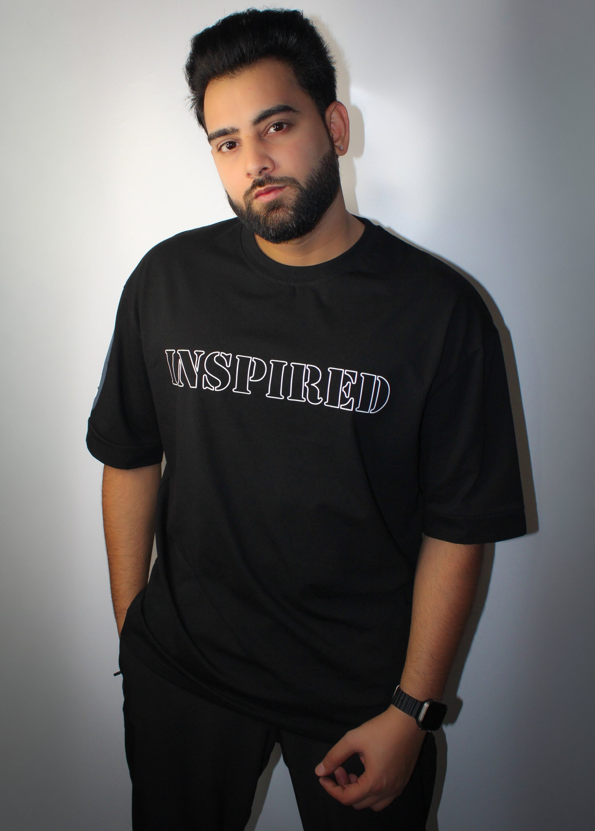 Montx Men's Inspired Print T-shirt Oversized Fit - Black Color - Montx The Clothing Brand