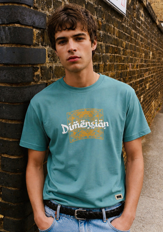 Montx Men’s Olive Green Dimension Graphic T-Shirt – Regular Fit