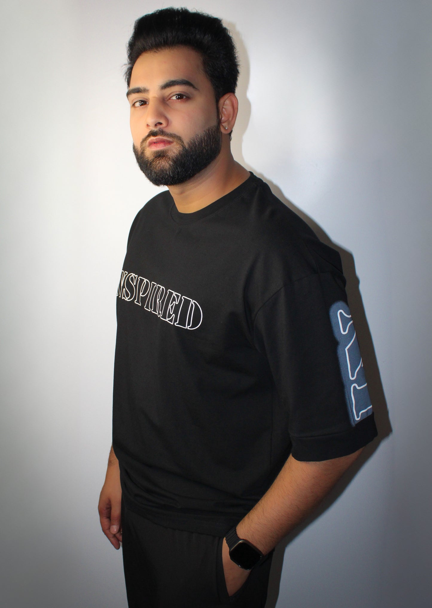 Montx Men's Inspired Print T-shirt Oversized Fit - Black Color - Montx The Clothing Brand