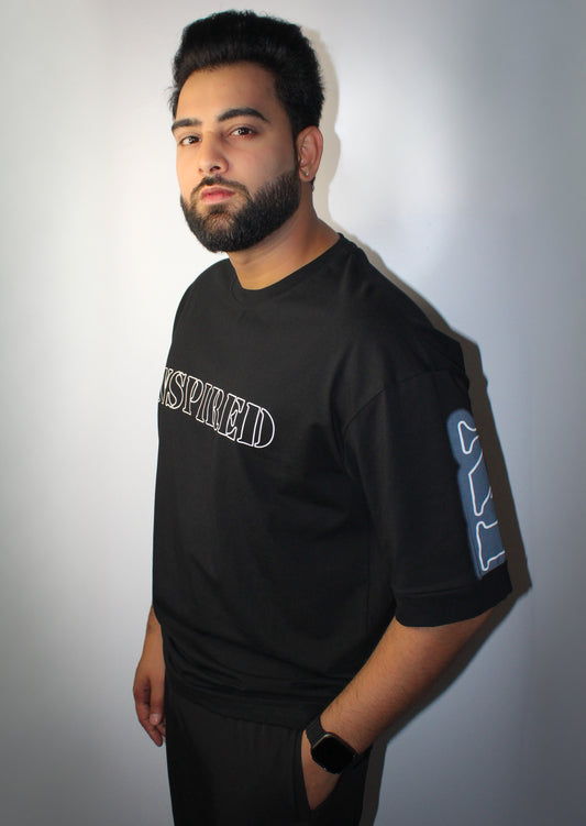 Montx Men's Inspired Print T-shirt Oversized Fit - Black Color - Montx The Clothing Brand