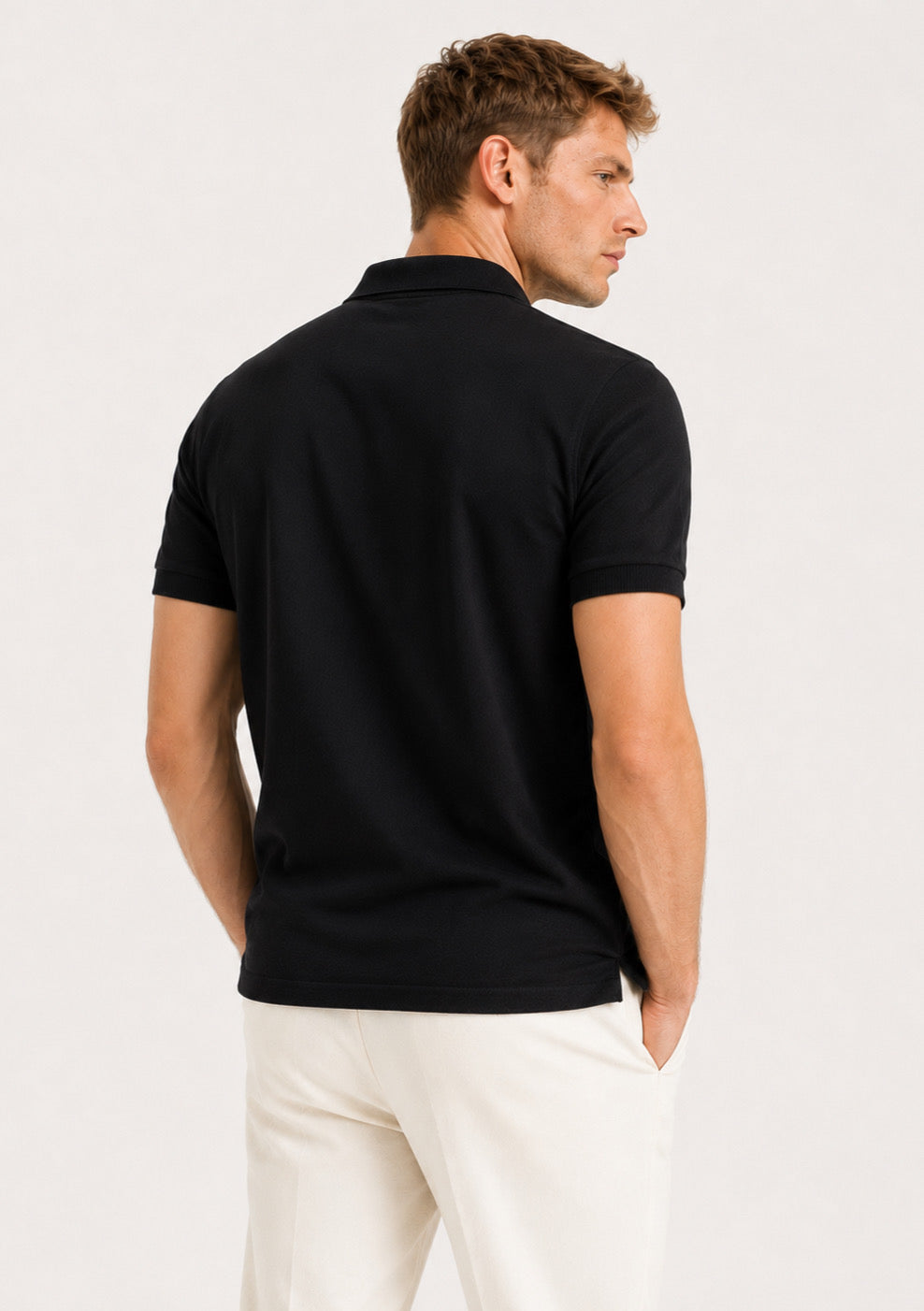 Montx Men’s Black Premium Cotton Polo T-Shirt - Montx The Clothing Brand