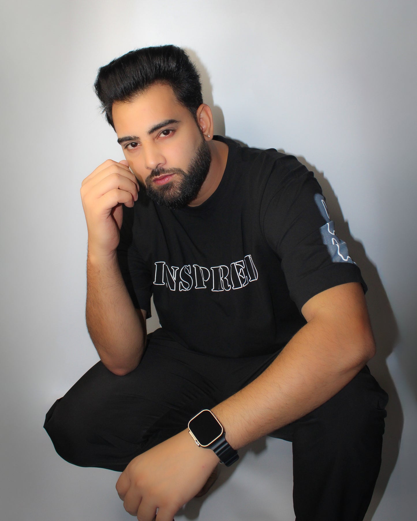 Montx Men's Inspired Print T-shirt Oversized Fit - Black Color - Montx The Clothing Brand