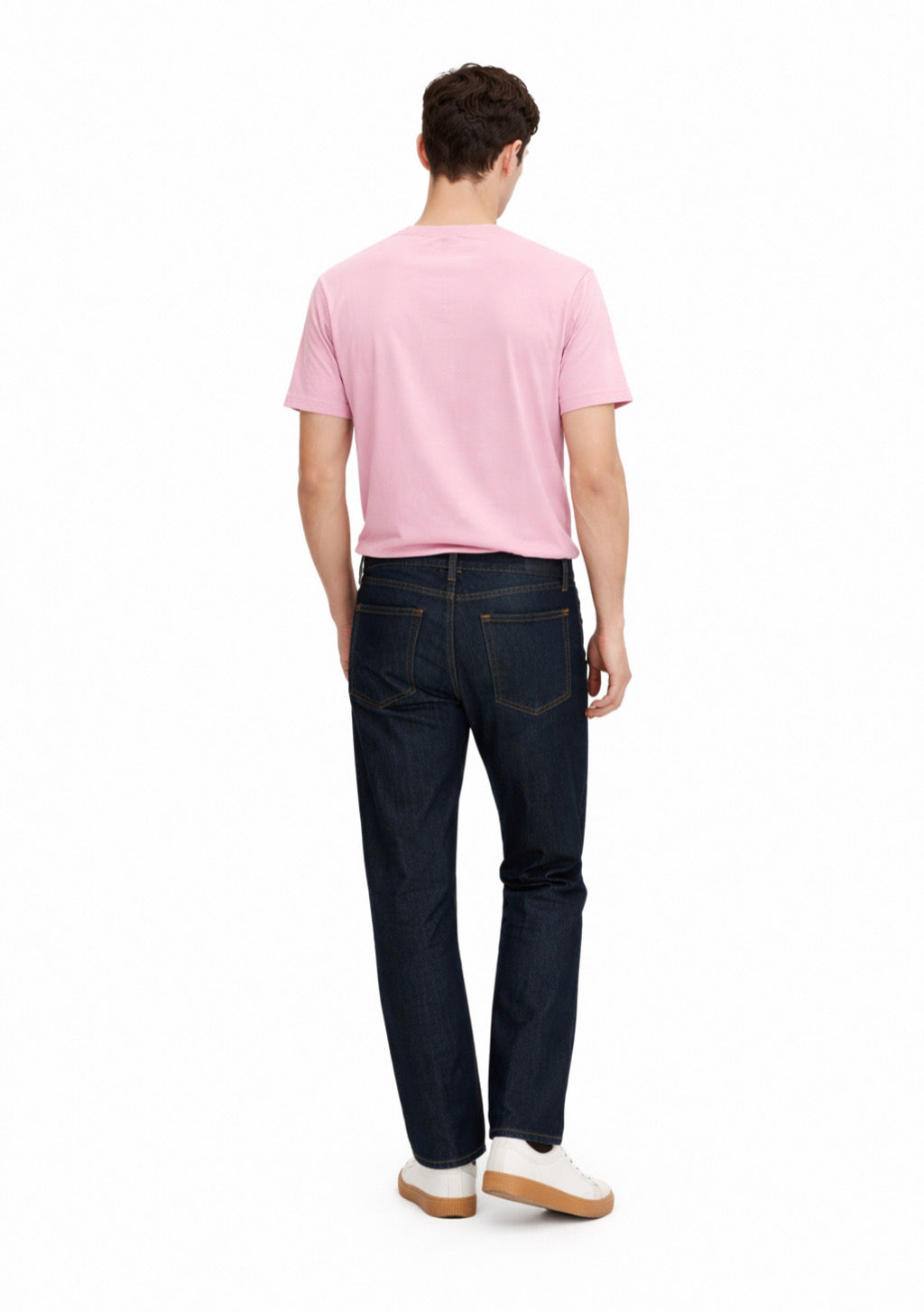 Men's Half Sleeve Round Neck T-Shirt Regular Fit - Baby Pink Color - Montx The Clothing Brand