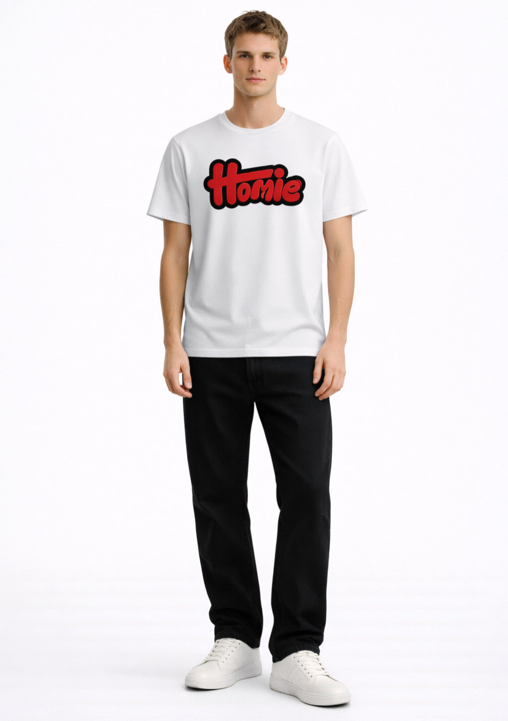 Montx Men's Half Sleeve Round Neck T-shirt White Color - Regular Fit - Montx The Clothing Brand