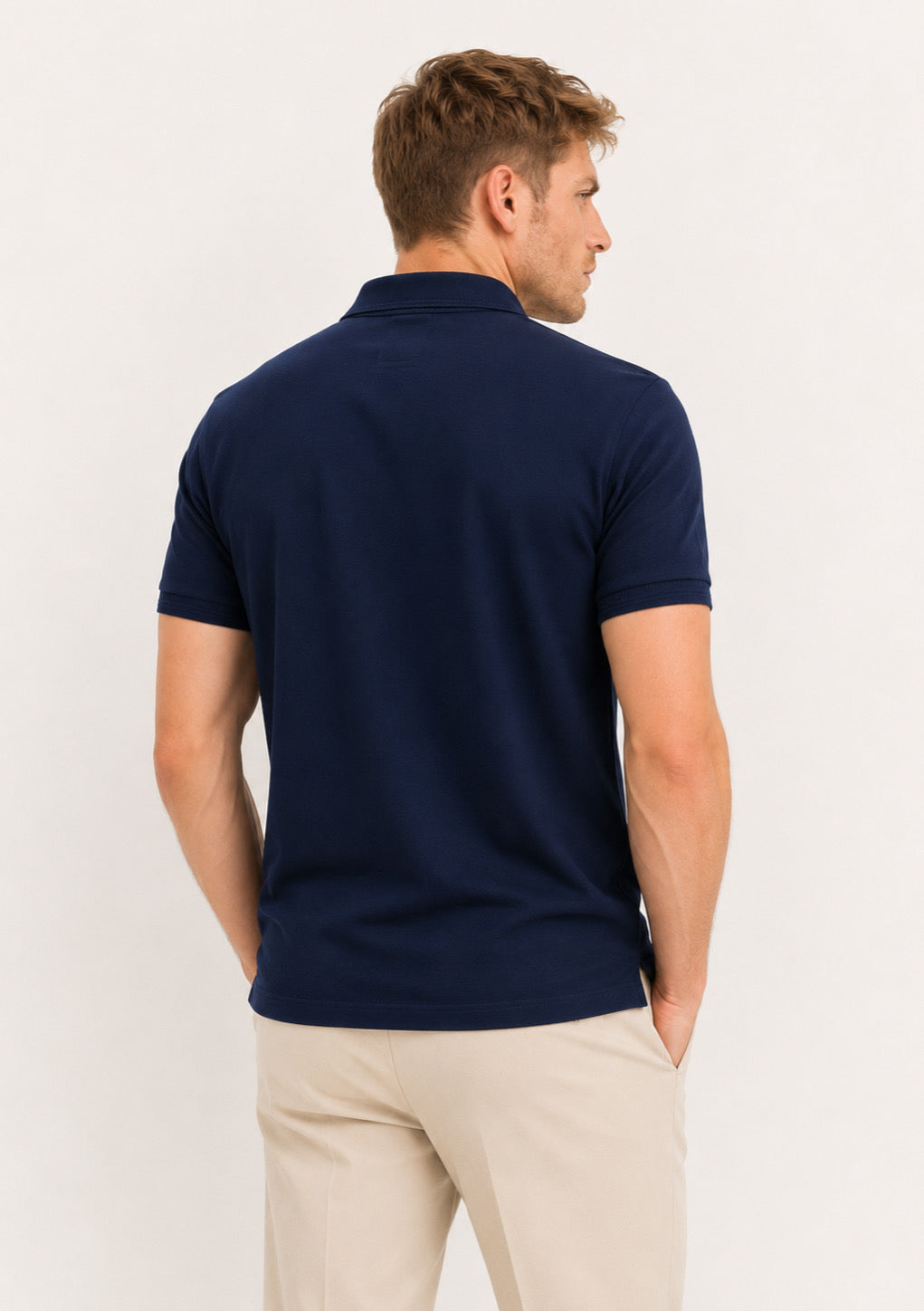 Montx Men’s Navy Blue Premium Cotton Polo T-Shirt - Montx The Clothing Brand