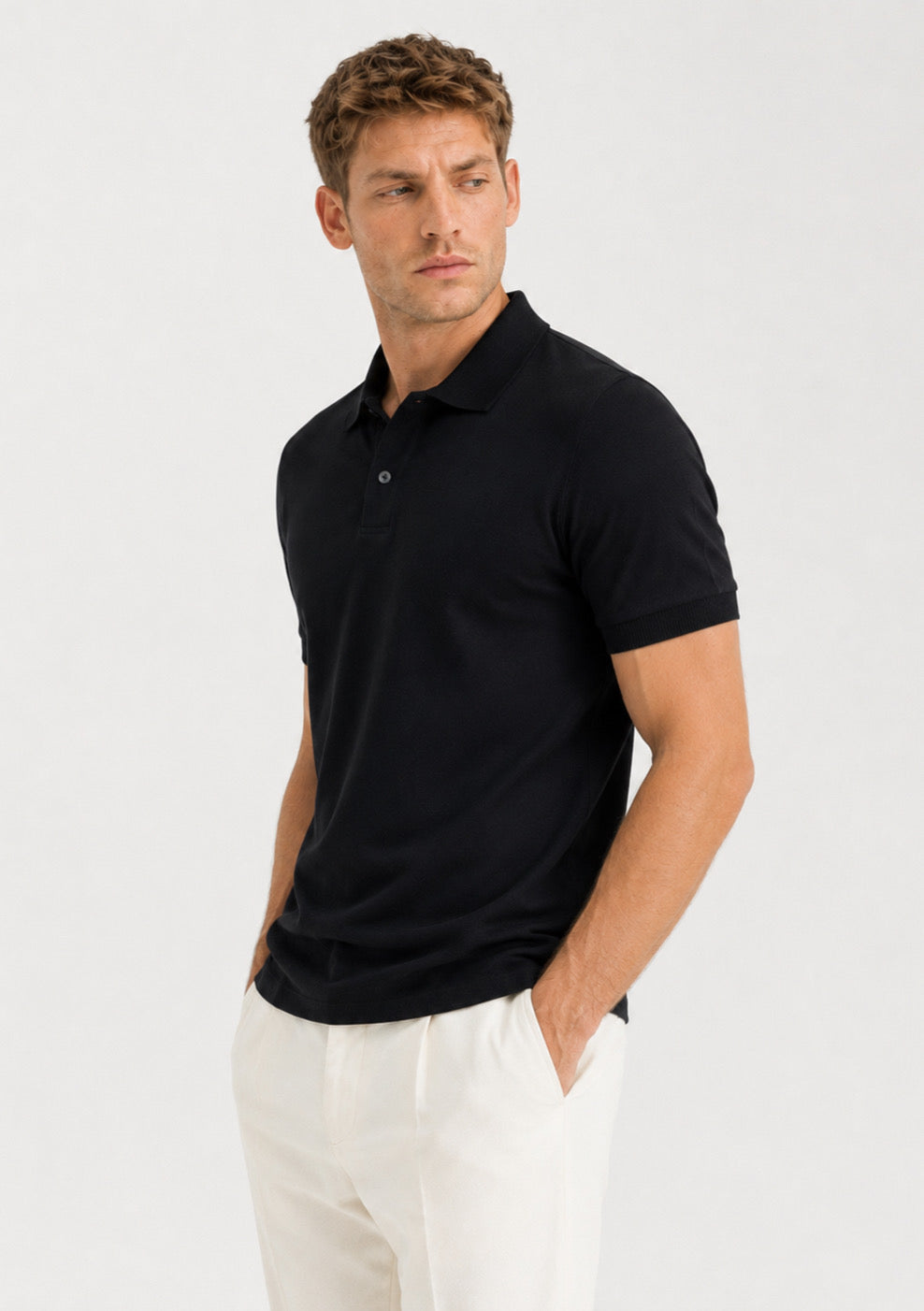Montx Men’s Black Premium Cotton Polo T-Shirt - Montx The Clothing Brand