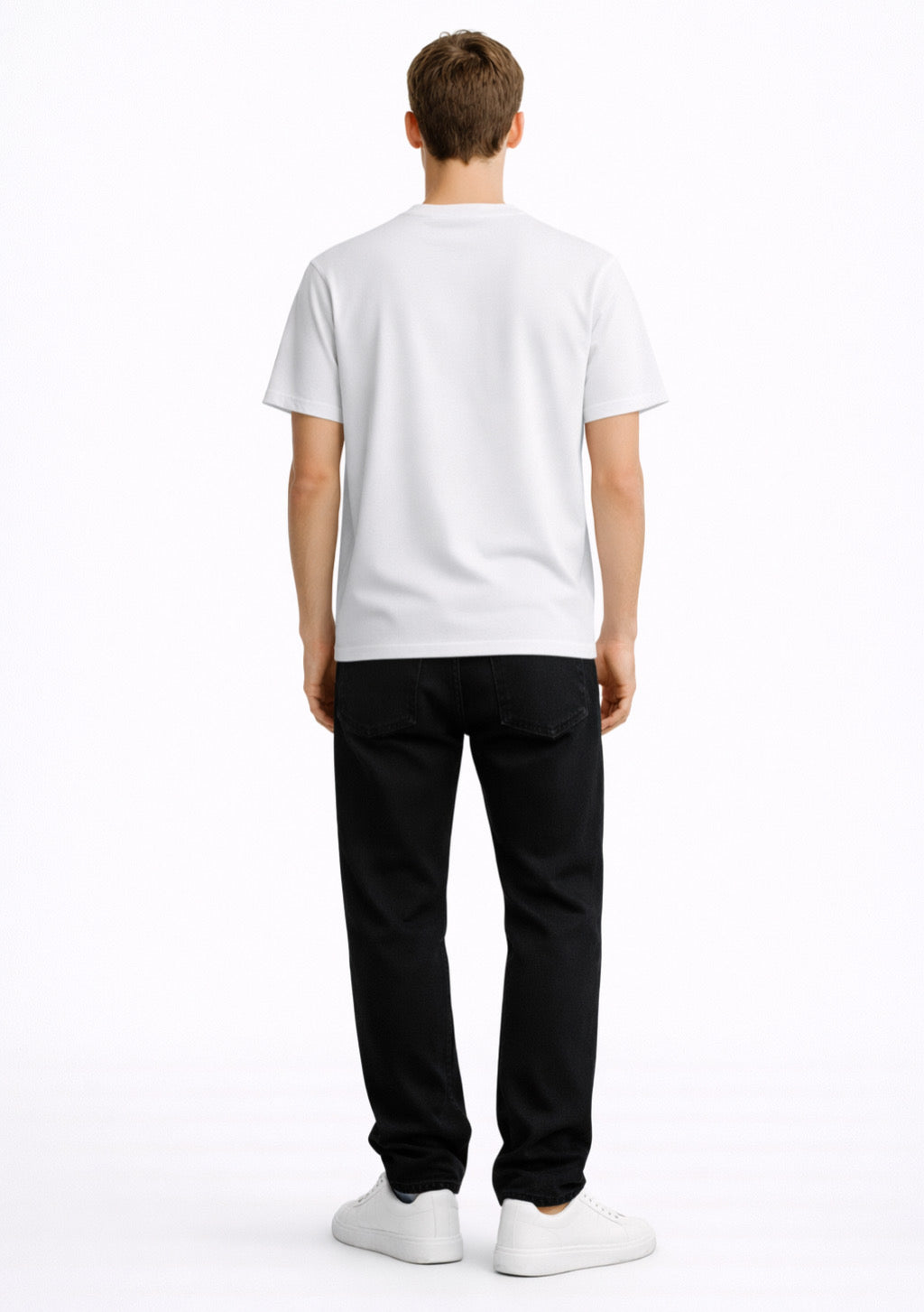 Montx Men's Half Sleeve Round Neck T-shirt White Color - Regular Fit - Montx The Clothing Brand