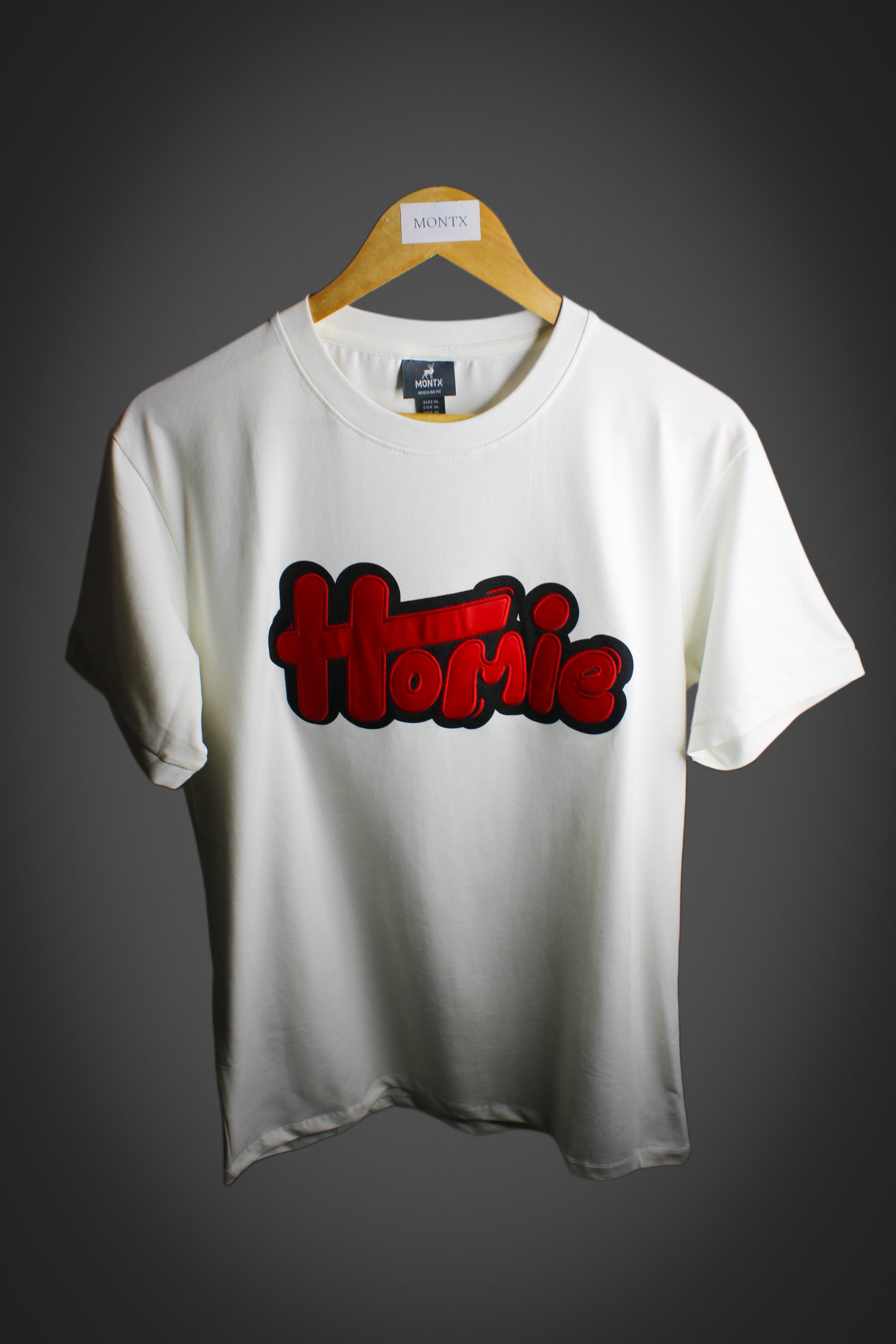 Montx Men's Half Sleeve Round Neck T-shirt White Color - Regular Fit - Montx The Clothing Brand