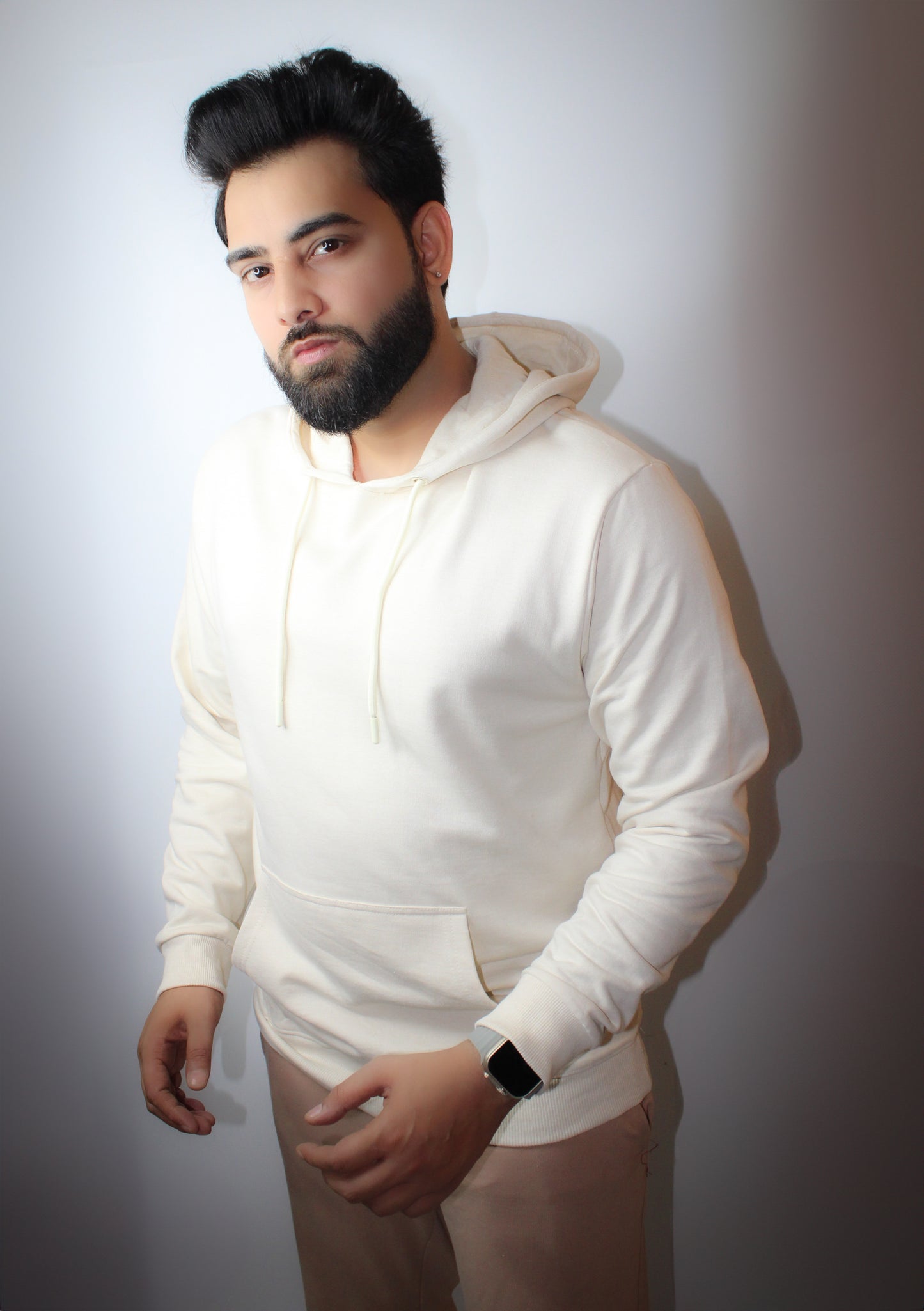 Montx Lightweight Basic Hoodie – Off White Color - Montx The Clothing Brand